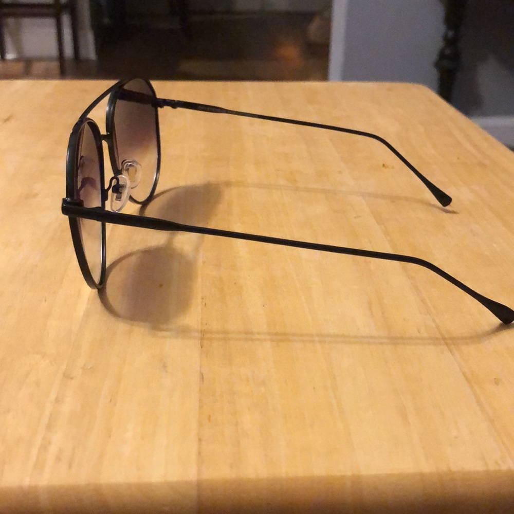 DIFF Jane Matte Black Gray Gradient Sharp Aviator Sunglasses NIB. - Picture 8 of 11